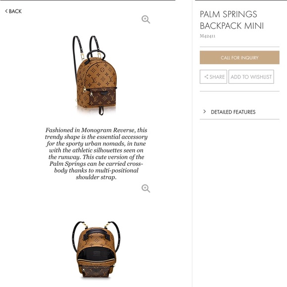 Louis Vuitton Palm Springs Mini Reverse Limited Edition Backpack 💯AUTHENTIC - Picture 12 of 16